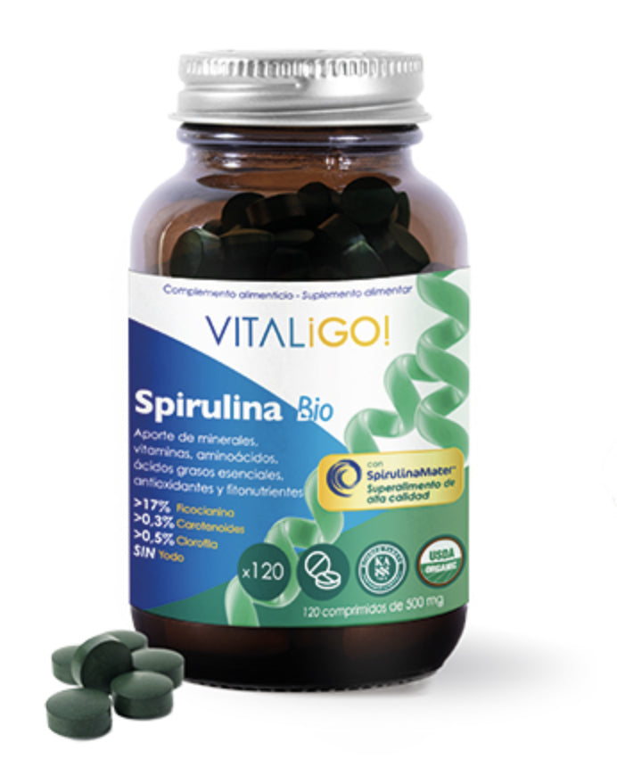 Spirulina BIO · Herbora · 120 comprimidos