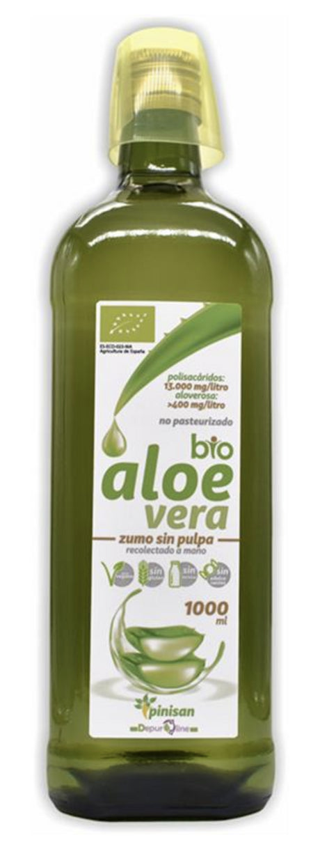 Zumo de Aloe Vera sin Pulpa · Pinisan · 1 litro