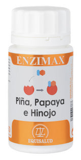 Enzimax Piña, Papaya e Hinojo · Equisalud · 50 cápsulas