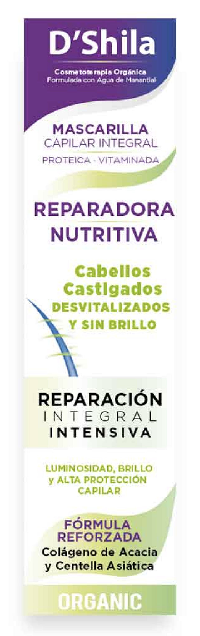 Mascarilla Reparadora Nutritiva · D'Shila · 300 ml