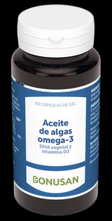 Aceite de Algas Omega 3 · Bonusan · 60 perlas