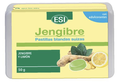 Pastillas Blandas Suizas Jengibre · ESI · 50 gramos