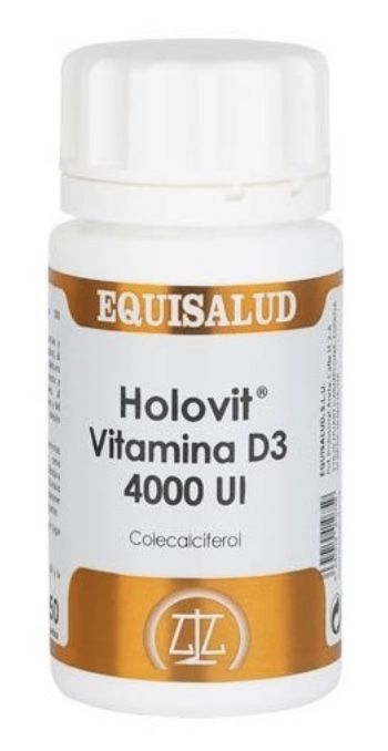 Holovit Vitamina D3 4.000 UI · Equisalud · 50 perlas