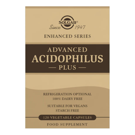 Acidophilus Plus Avanzado · Solgar · 120 cápsulas