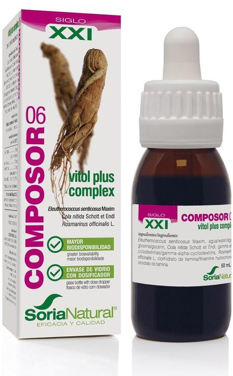 Composor 06 - Vitol Plus Complex XXI · Soria Natural · 50 ml