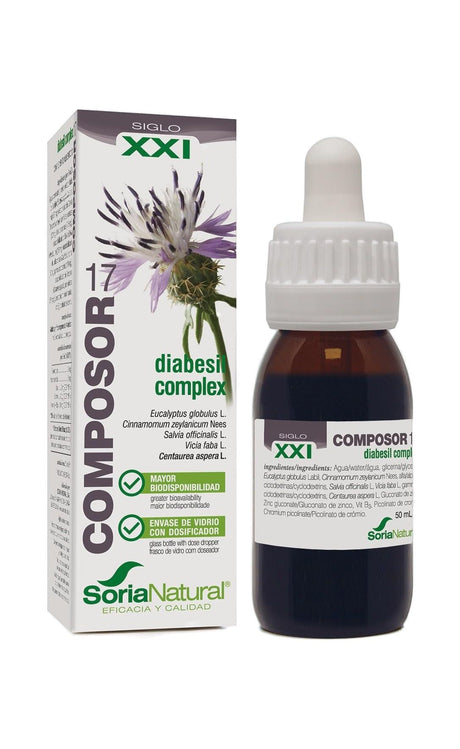 Composor 17 - Diabesil Complex XXI · Soria Natural · 50 ml