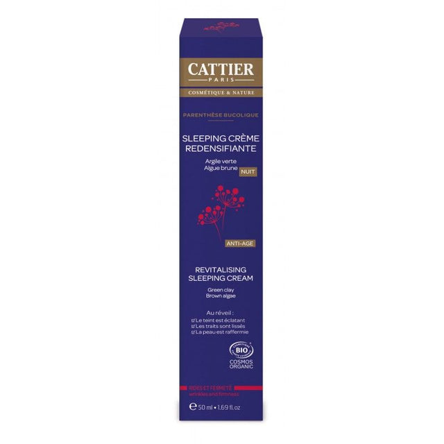 Sleeping Crema Redensificante Arrugas-Firmeza · Cattier · 50 ml