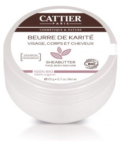 Manteca de Karité · Cattier · 20 gramos