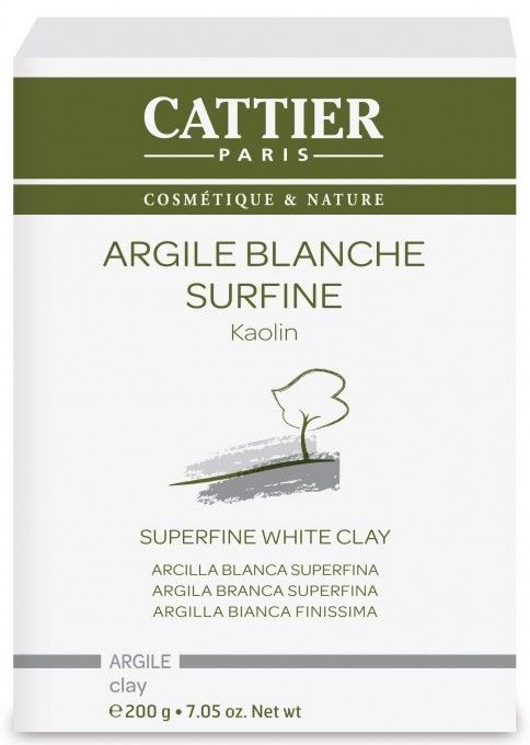 Arcilla Blanca Superfina · Cattier · 200 gramos