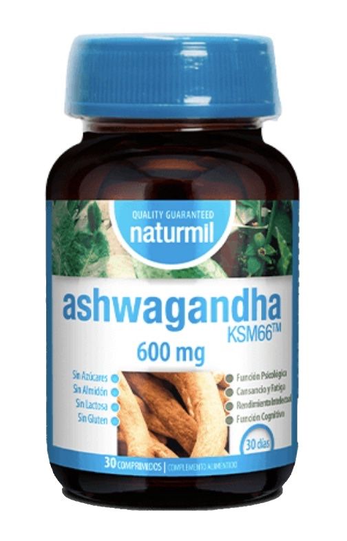 Ashwagandha KSM66 · Naturmil · 30 comprimidos