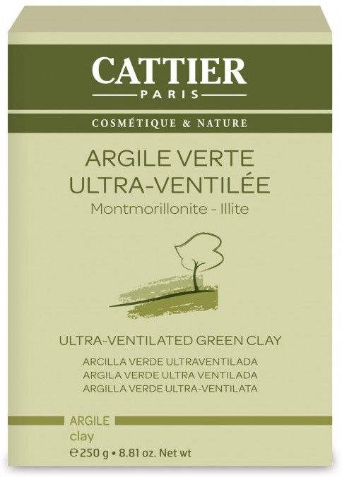 Arcilla Verde Ultraventil · Cattier · 250 gramos