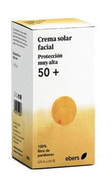 Crema Solar Facial FPS50+ · Ebers · 50 ml