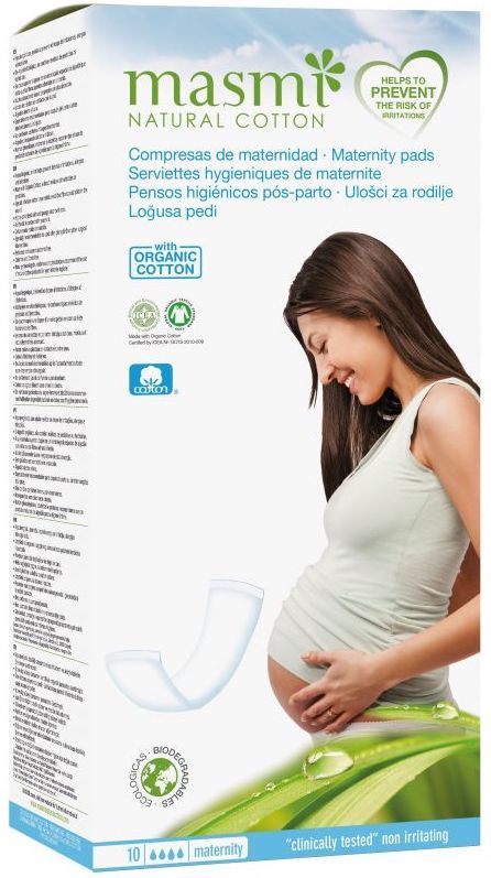 Compresas Maternidad · Masmi · 10 unidades