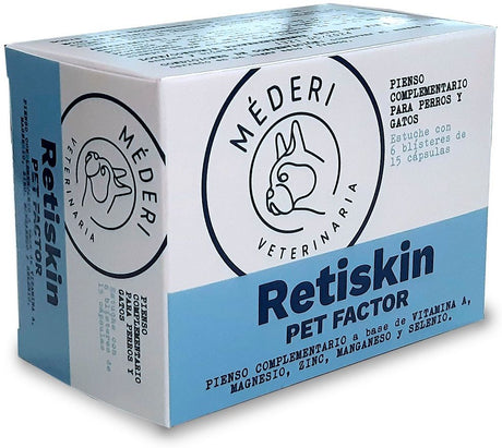 Retiskin Pet Factor · Mederivet · 90 cápsulas