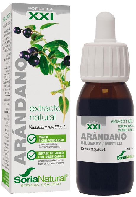 Extracto de Arándano XXI · Soria Natural · 50 ml