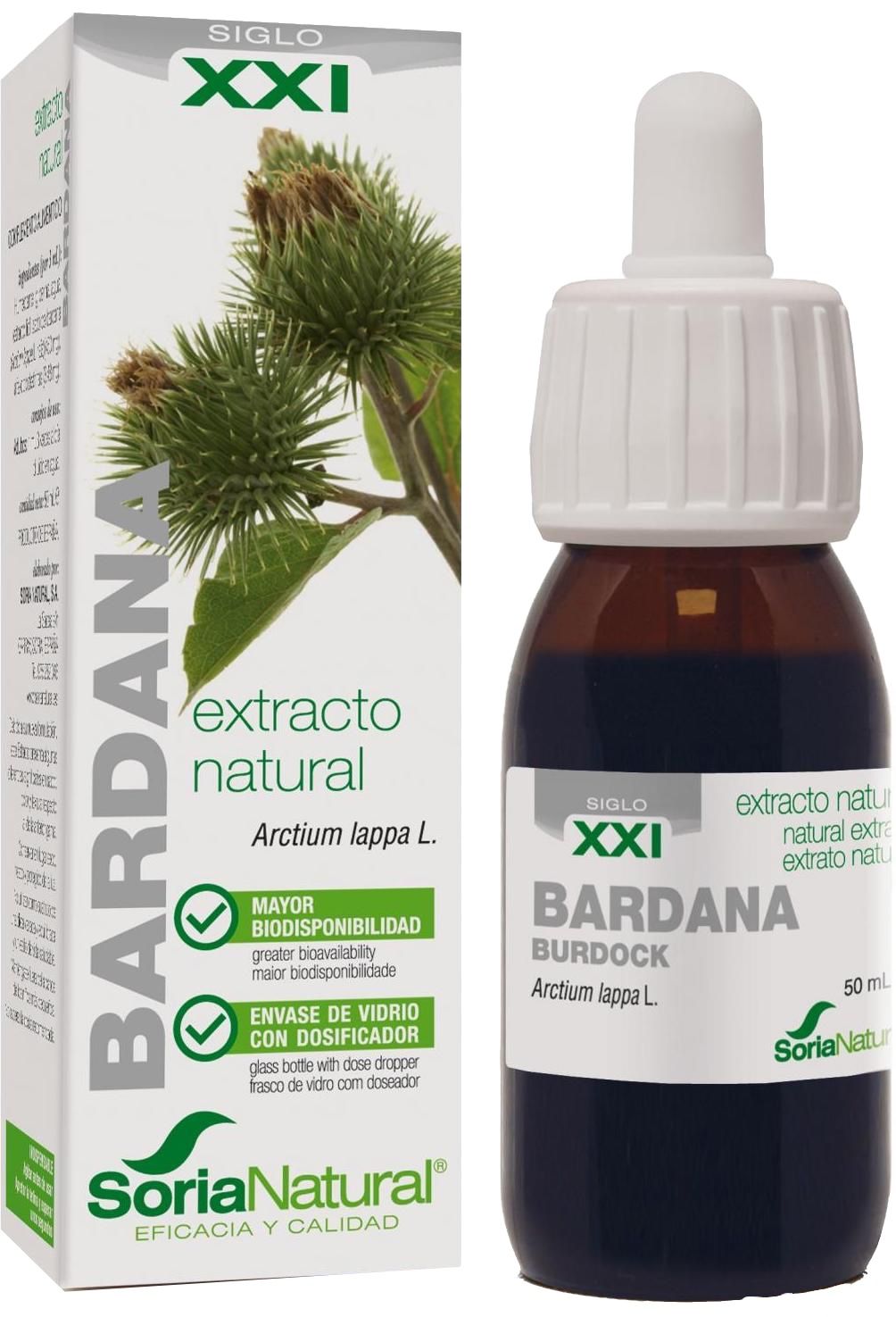 Extracto de Bardana XXI · Soria Natural · 50 ml