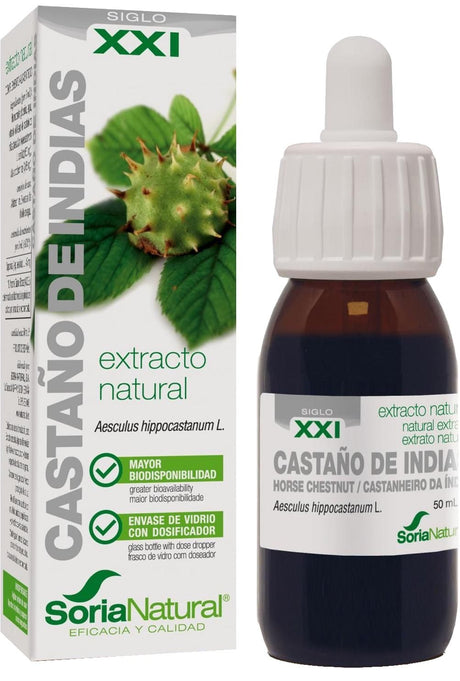 Extracto de Castaño de Indias XXI · Soria Natural · 50 ml