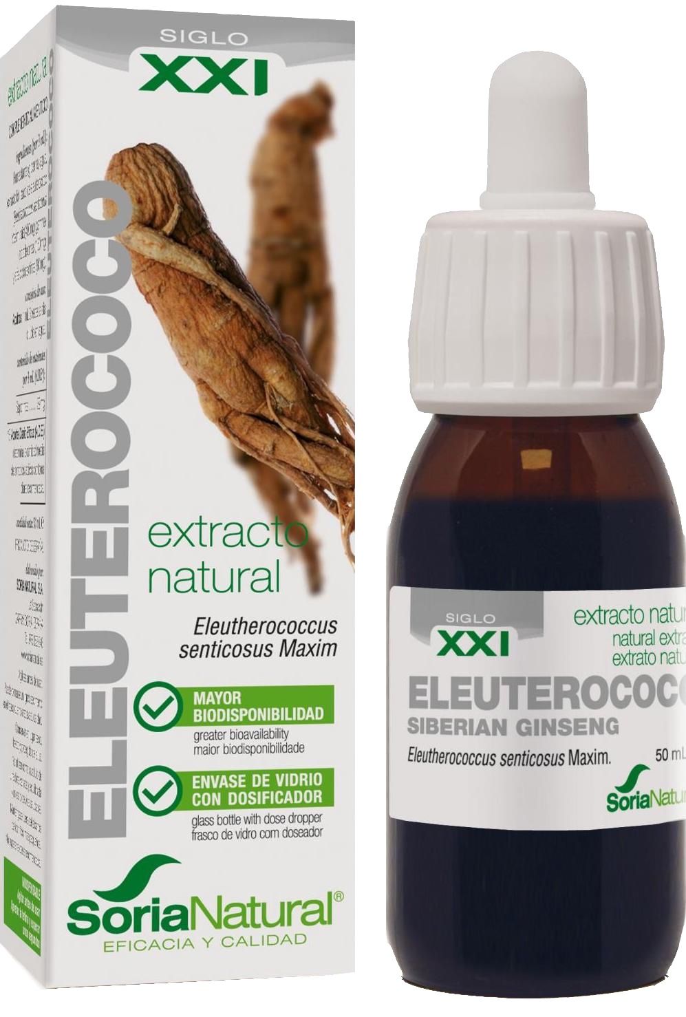 Extracto de Eleuterococo XXI · Soria Natural · 50 ml