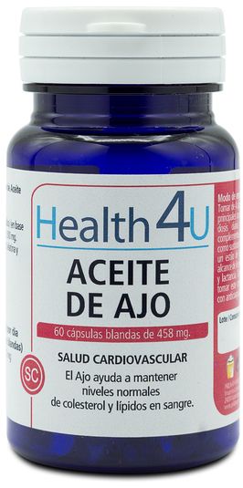 Aceite de Ajo · Health4U · 60 cápsulas