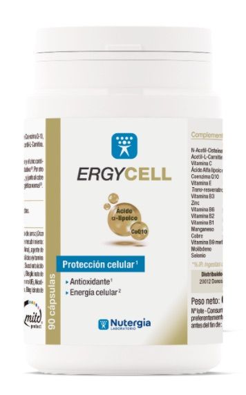 Ergycell · Nutergia · 90 cápsulas