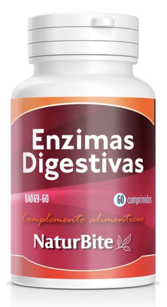 Enzimas Digestivas · NaturBite · 60 comprimidos