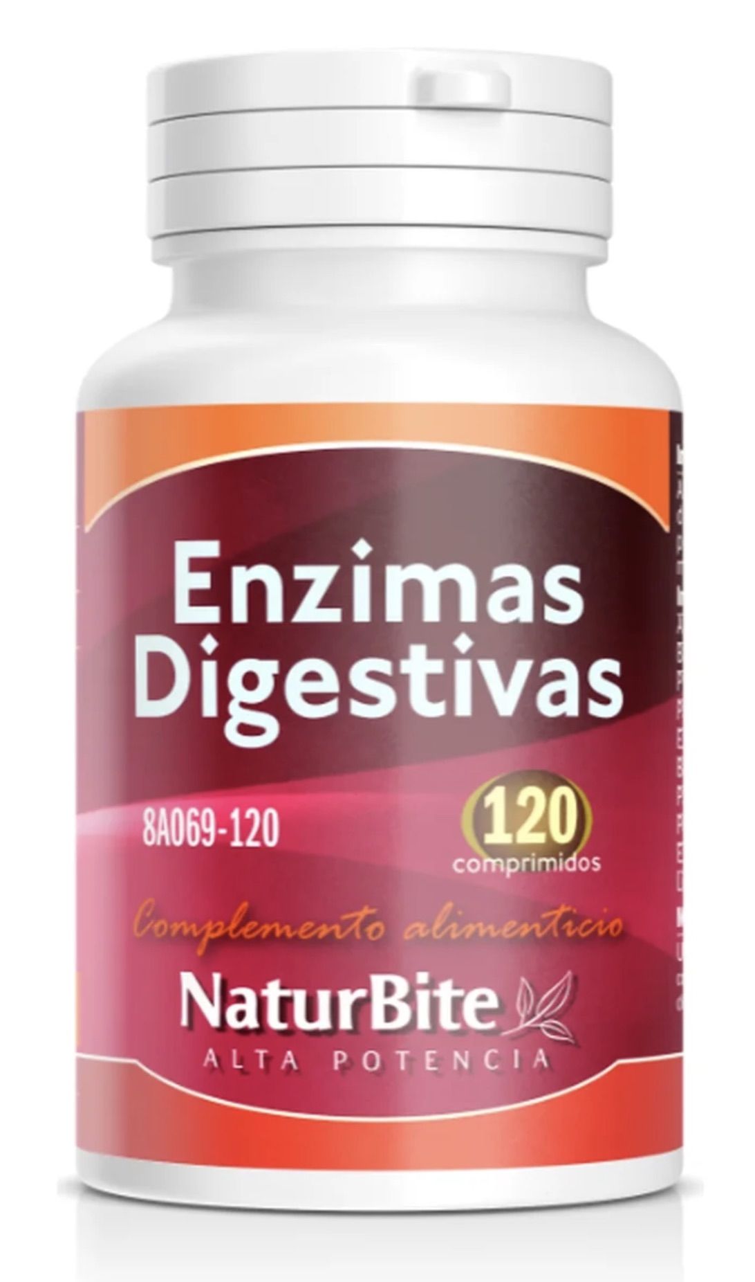 Enzimas Digestivas · NaturBite · 120 comprimidos