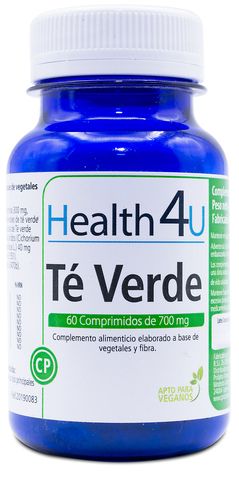 Té Verde · Health4U · 60 comprimidos