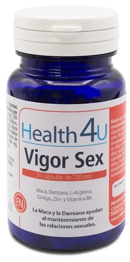 Vigor Sex  · Health4U · 30 cápsulas