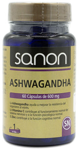 Ashwagandha · Sanon · 60 cápsulas