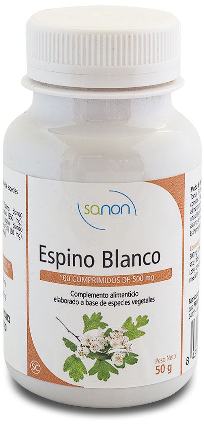 Espino Blanco · Sanon · 100 comprimidos