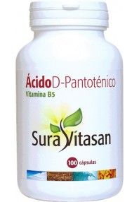 Ácido D-Pantoténico · Sura Vitasan · 100 cápsulas