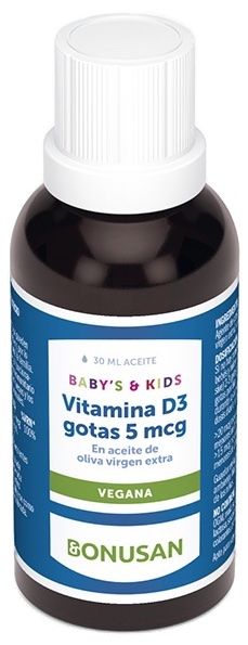 Vitamina D3 Niños en Gotas · Bonusan · 30 ml