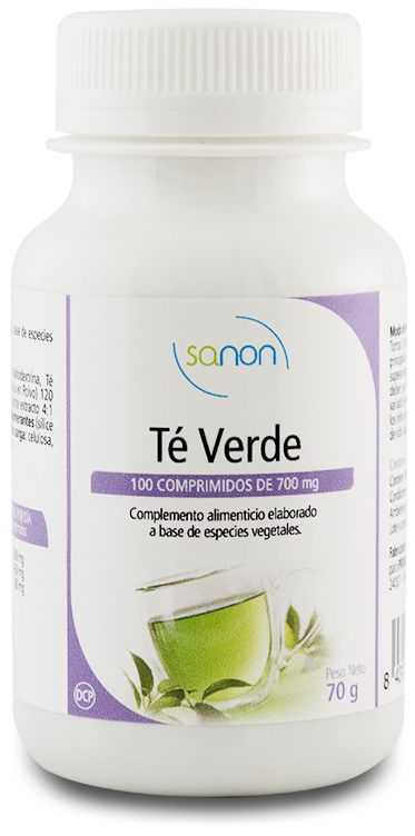 Té Verde · Sanon · 100 comprimidos