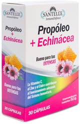 Propóleo + Echinácea · Santelle · 30 cápsulas