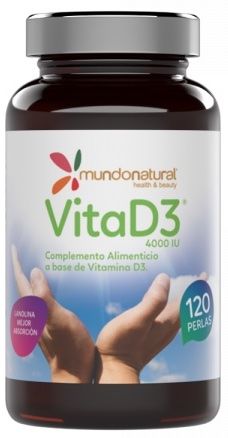 VitaD3 4.000 UI · Mundo Natural · 120 perlas