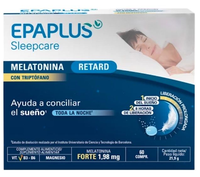 Sleepcare Melatonina Retard · Epaplus · 60 comprimidos