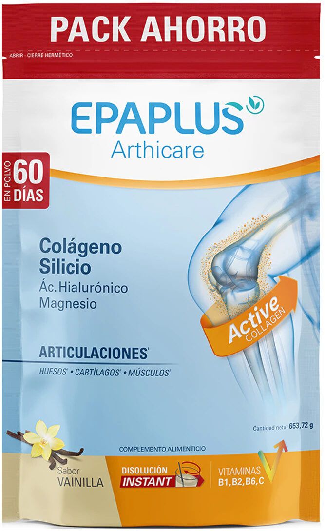 Arthicare Colágeno Silicio - Sabor Vainilla · Epaplus · 653 gramos