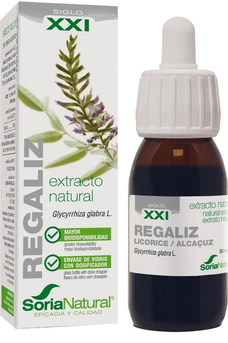 Extracto de Regaliz XXI · Soria Natural · 50 ml