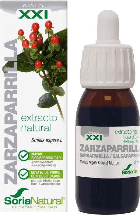 Extracto de Zarzaparrilla XXI · Soria Natural · 50 ml