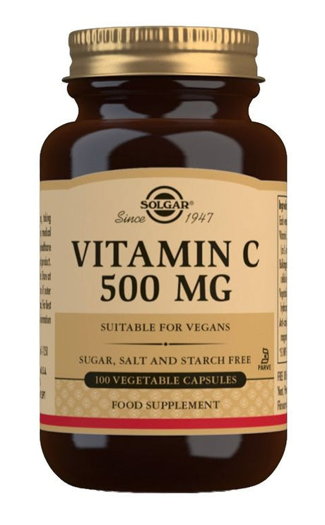 Vitamina C 500 mg · Solgar · 100 cápsulas