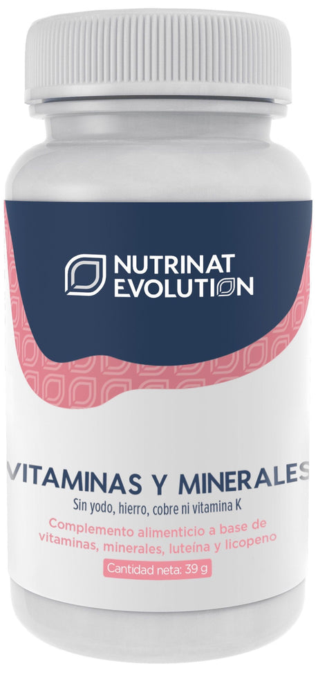 Vitaminas y Minerales · Nutrinat Evolution · 30 comprimidos