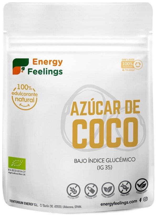 Azúcar de Coco · Energy Feelings · 200 gramos