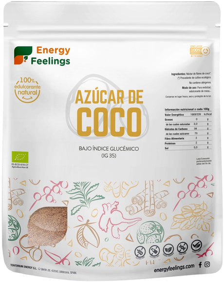 Azúcar de Coco · Energy Feelings · 1 kg