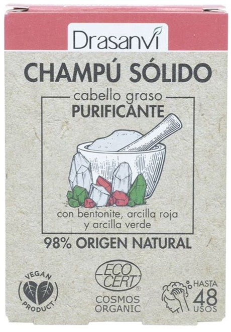 Champú Sólido - Cabello Graso · Drasanvi · 80 gramos