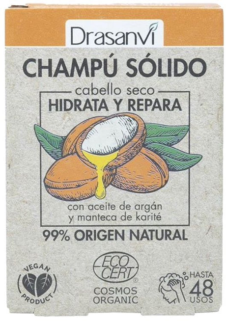 Champú Sólido - Cabello Seco · Drasanvi · 80 gramos