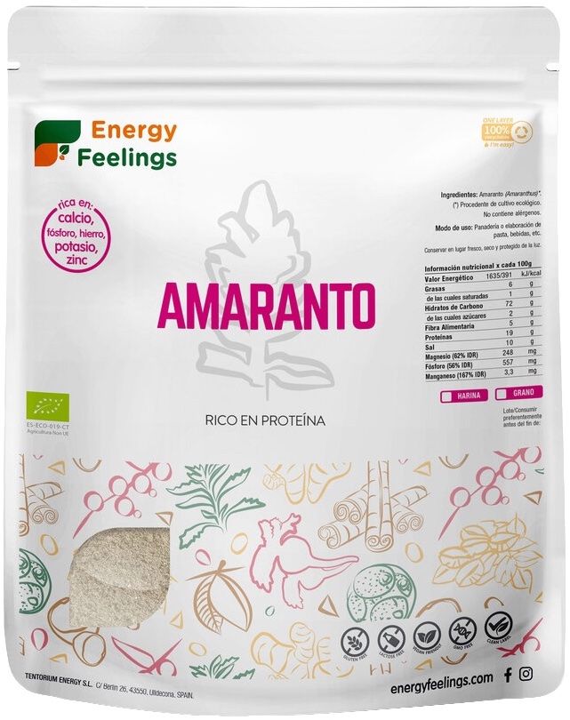 Harina de Amaranto · Energy Feelings · 1 kg