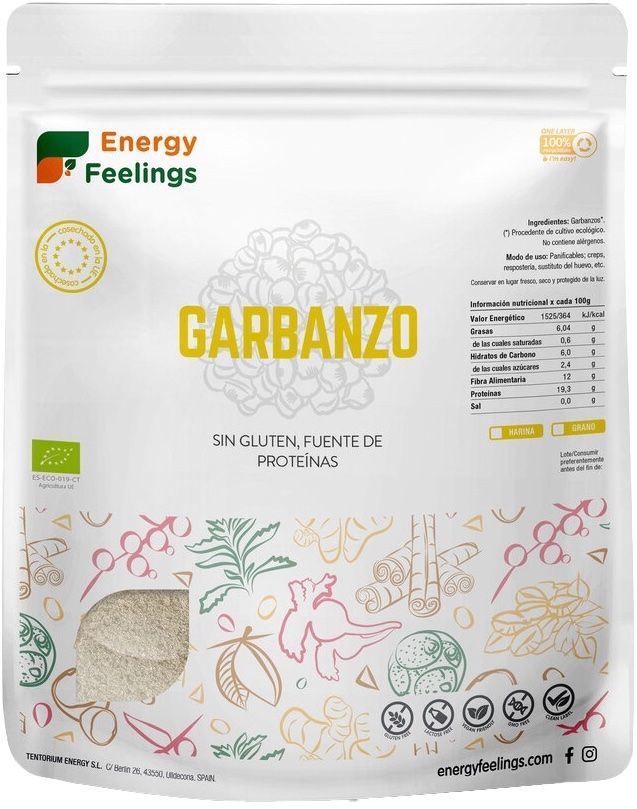 Harina de Garbanzo · Energy Feelings · 1 kg