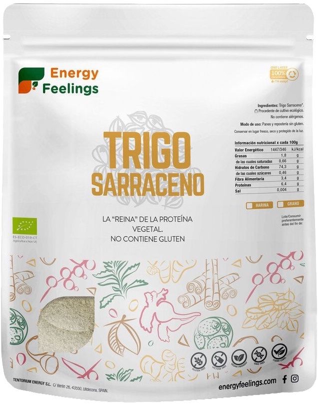 Harina de Trigo Sarraceno · Energy Feelings · 1 kg