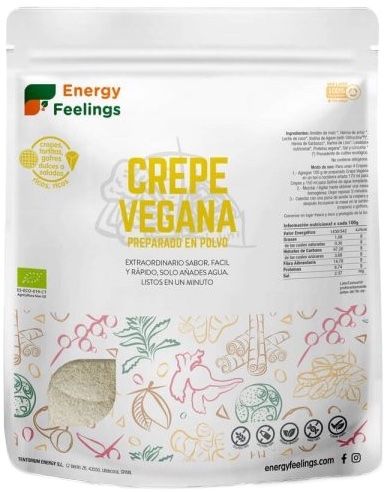 Crepe Vegana · Energy Feelings · 500 gramos