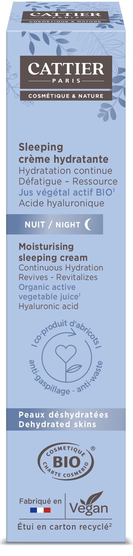 Crema Hidratante de Noche · Cattier · 50 ml